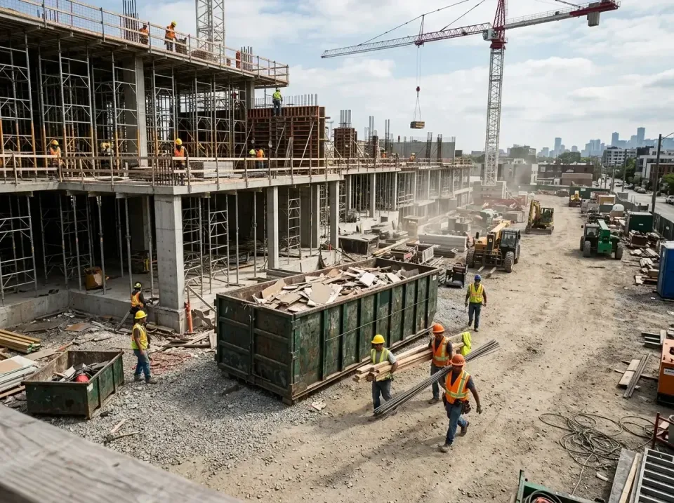 commercial-construction-site-w-002 — frequently asked questions, Low Cost Construction Dumpster Rental in Largo, MD